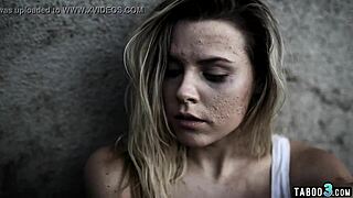 Who Could Resist Cleaning Up This Petite Homeless Teen Before Pounding Her Bent Over?!