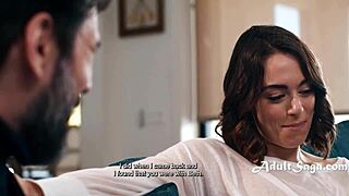 girlfriend sophia burns cheats fucking old granny in classroom rough cunilingus