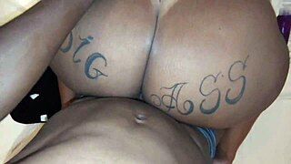 bbw latina's fat ass takes ANAL FISTING and creampie swallow