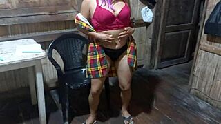 stepmom flashes big tits and pussy in hot casting interview