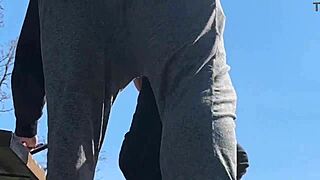 Public Park Caught Fuck Continues with Monster Cock Pounding Her