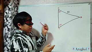 japanese nerd student angles 68 sexual math at 30 degrees in bedroom with brown eyes