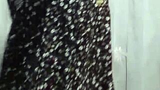 guru hijab dances naked alone at home when house empty