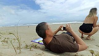 Ever seen a fat cock wake beach milf for bent-over anal creampie?