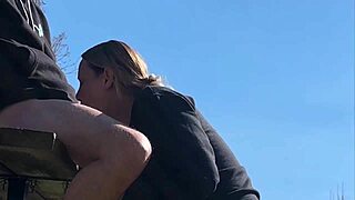 Public Park Caught Fuck Continues with Monster Cock Pounding Her