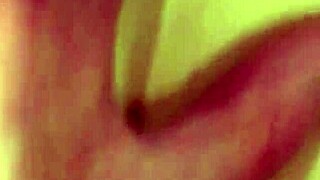 Little Tight Pussy Bent Over Takes Huge Creampie Load Dripping Out