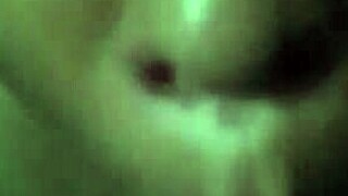 ebony babe back from holiday deepthroats black cock pov style