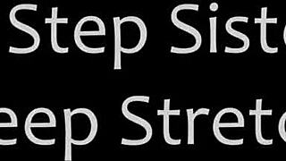 big stepsis needs bro to stretch her yoga ass before monster cock doggy 😏🍑