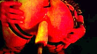 whoa, check her ass get wrecked by anal fuck machine up close