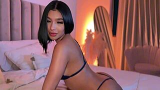 Sexy Young 18+ Colombian Bimbo's Shaved Pussy Takes Big Cock Rough Doggystyle Missionary Cowgirl!