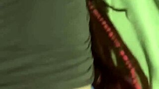 brazilian black pulls panties aside barebacks big pussy doggystyle