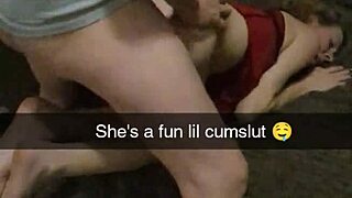 roommate's girlfriend gets rough fucked and manhandled