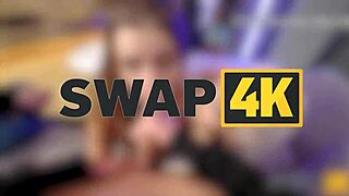 omg this morning walk swap turned into bisexual wife share threesome with monster cocks everywhere 😲