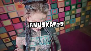 ever tried your first skinny goth ass stretched by huge cock? squirting bonus