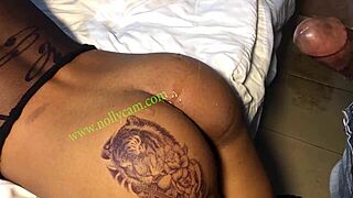 What happens when she takes it deep from behind?