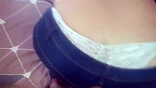 la chica de los tacos drips wet pussy on huge cock in ripped lingerie