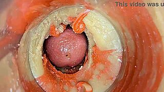 imagine cumming deep inside as camera films my juicy pussy lips squeezing your huge cock