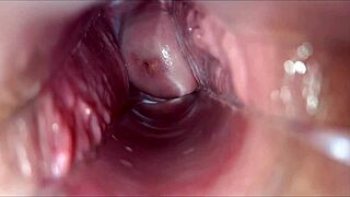 feel her close-up vagina explode in wild homemade orgasm!