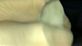 whoa filling her nylonsocks with hot cum after that teasing footjob 😍👣💦