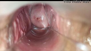 feel her close-up vagina explode in wild homemade orgasm!