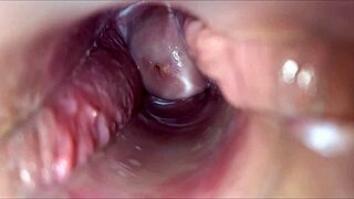 feel her close-up vagina explode in wild homemade orgasm!