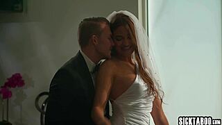 naughty bride gizelle blanco deepthroats big cock fucks hard in lingerie