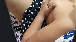 brazilian milf finds stepdaughter masturbating then anal creampies her ass