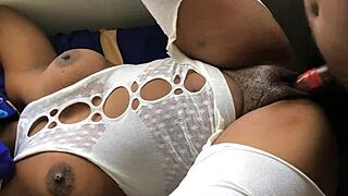 homemade missionary with girlfriend's passionate moans and screams