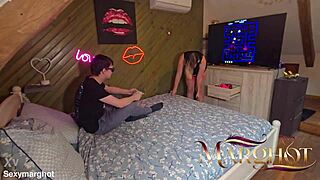 stepson fucks hot mother-in-law fills pussy eats cum