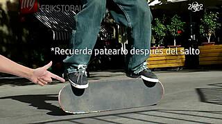 flipping her over hard outdoors in quarantine close-up doggystyle pov