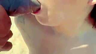 pedreiro pounds tight japanese ass outdoors then cums in mouth