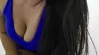 Perverted stepmom stuffs huge cucumber deep in juicy pussy lips