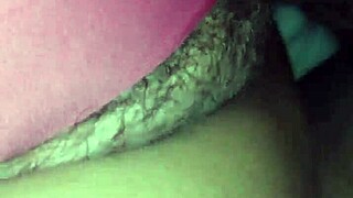 hey he rubbed cock on pussy then pounded her good