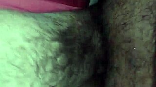 hey he rubbed cock on pussy then pounded her good