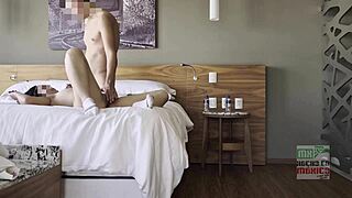 Capitalina chats hubby nonstop while I pound her tight pussy at hotel