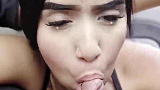 wanna see me suck his cock while he drives on public road?