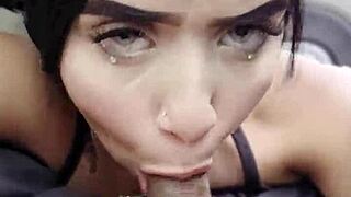 wanna see me suck his cock while he drives on public road?