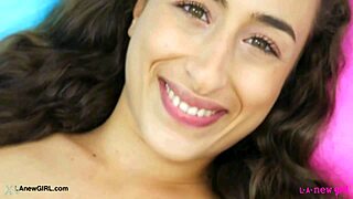 Petite Brunette Stunner Exposes Sexy Body Curves