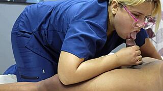 Chubby Colombian blonde's best homemade cock sucking legs spread compilation