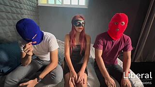 Cuckold Boyfriend Lends Petite Redhead Girlfriend for Homemade Porn Casting