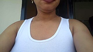 stepdaughter masturbates wet pussy on balcony neighbor watches ends in his bed fingering