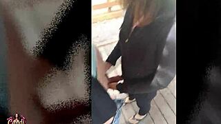 mature candi annie's pov forest fuck ends with juicy cum swallow in nature's tight grip