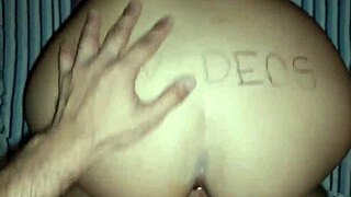 latina pornstar takes huge cock deep in tight ass for creampie debut