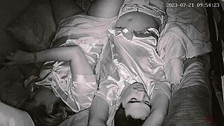 Brunette Girlfriend Rides Monster Cock Deepthroat to Orgasm in Exclusive Family Scene