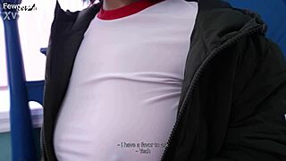 This Busty Korean Girlfriend Roleplays Seductively In Black Stockings