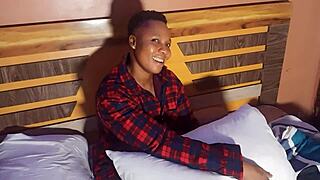 pretty ebony bbw princess auditions with wet pussy tease and fuck