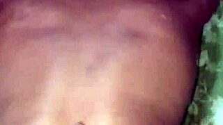 dominican stepsis with big ass and shaved pussy BENT OVER for DOGGYSTYLE pounding in cell phone pov