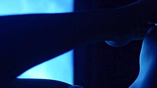 blue mood hits... slow-mo squirting closeup 😩💦