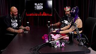 mostrou uma sessão de BDSM alisou seu pau beijou seus peitos e explicou o que sentiu madame agatha e jeff negão rei das entrevistas watch on sheer red