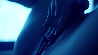 blue mood hits... slow-mo squirting closeup 😩💦